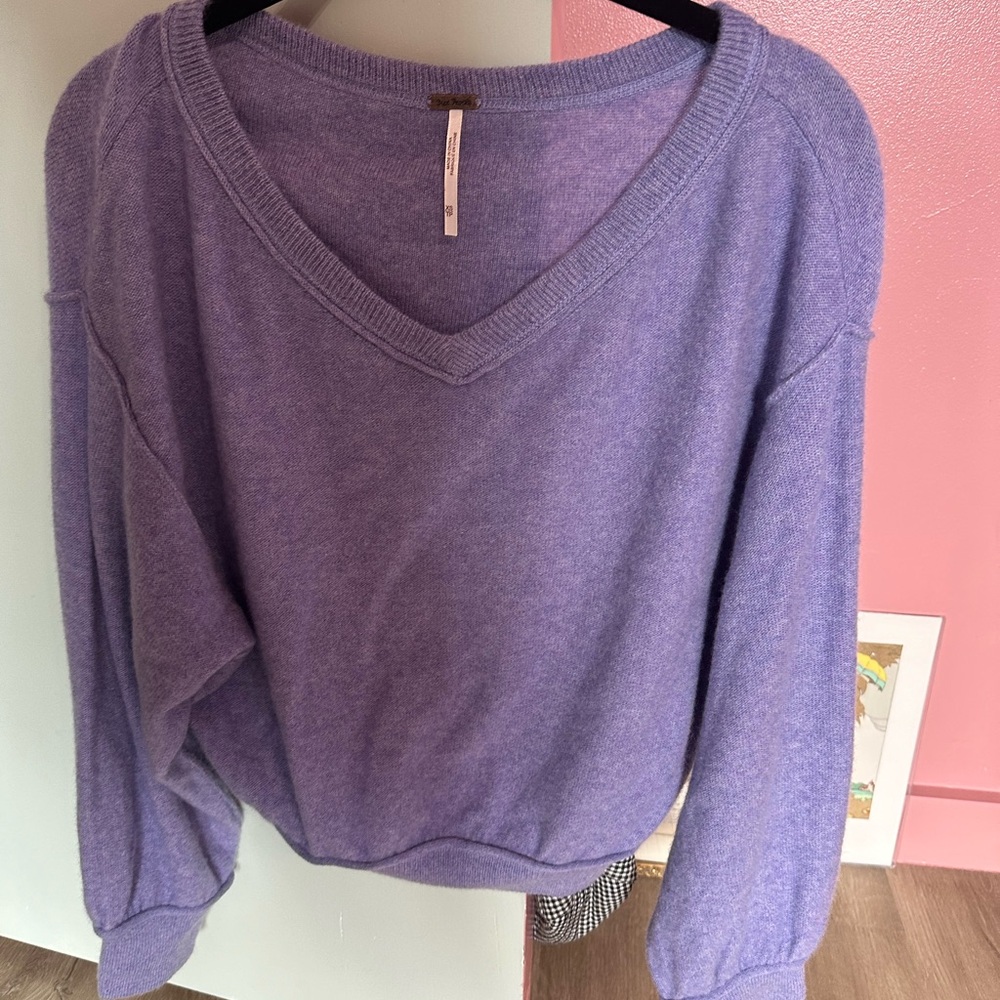 Free People Lavender (Cashmere?) Top